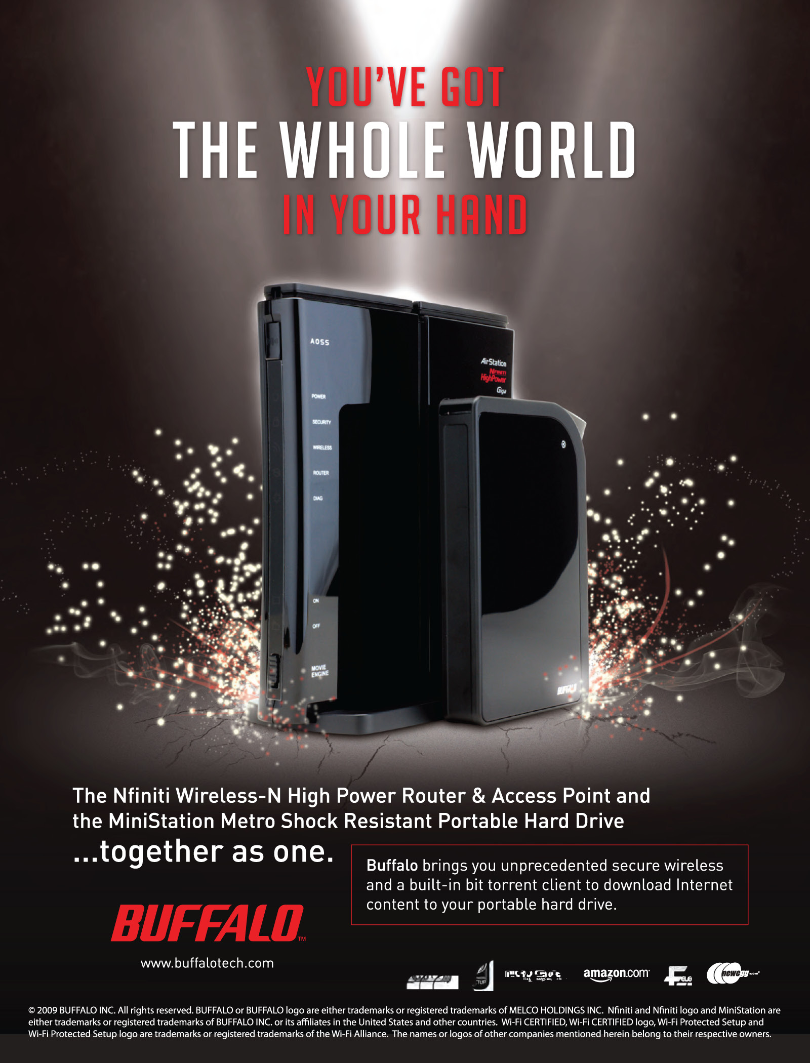 Buffalo Technology Print Ad - Envision Creative