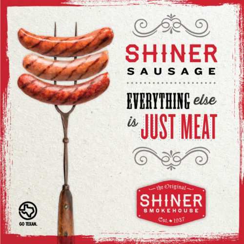 Shiner Sausage Ad