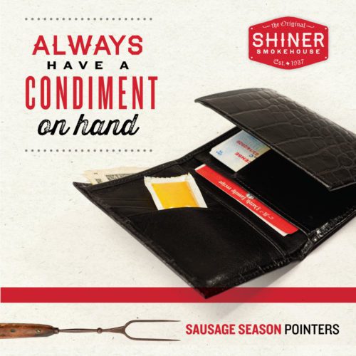 Shiner Sausage Ad