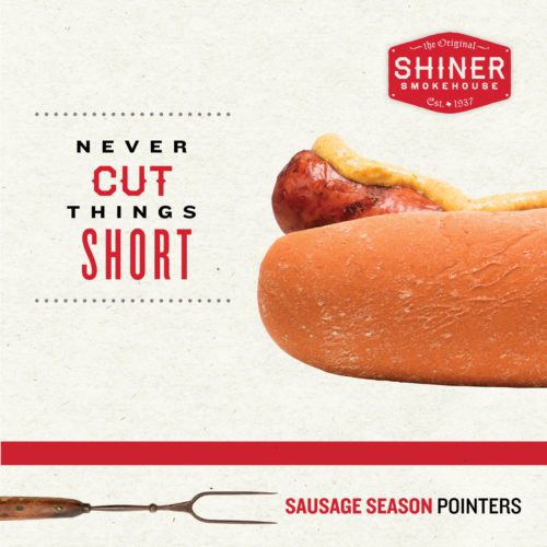 Shiner Sausage Ad