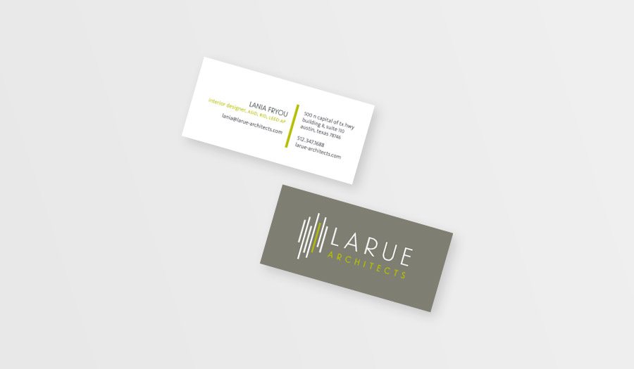 La Rue Business Card