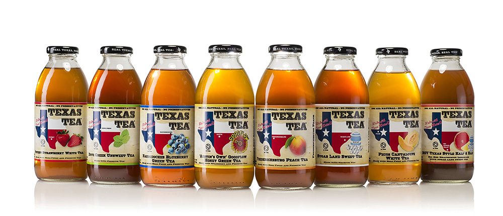 Texas Tea Label Design And Photography