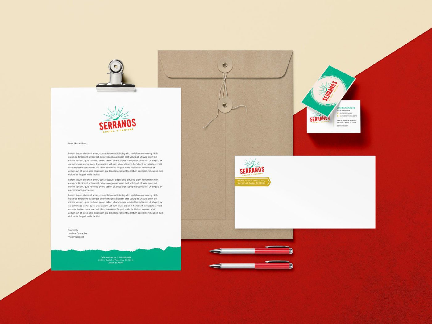 Serranos Brand Identity Designs