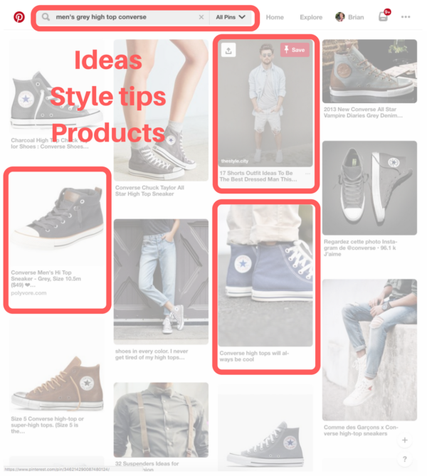 A Pinterest update focused on search