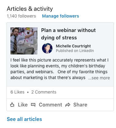 LinkedIn posts generate leads