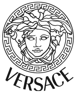 Versace utilize colors black and white