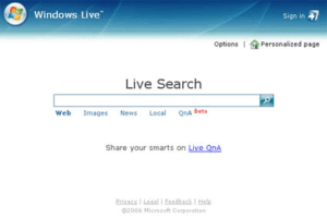 Windows Live Search