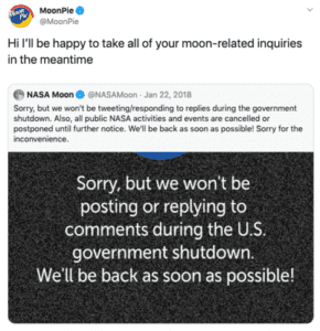 Example from MoonPie of content you can post