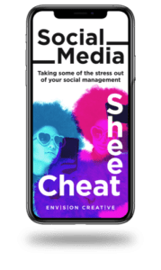 Envision Social Media Cheat Sheet Design
