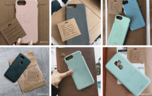 Pela phone cases use sustainable packaging
