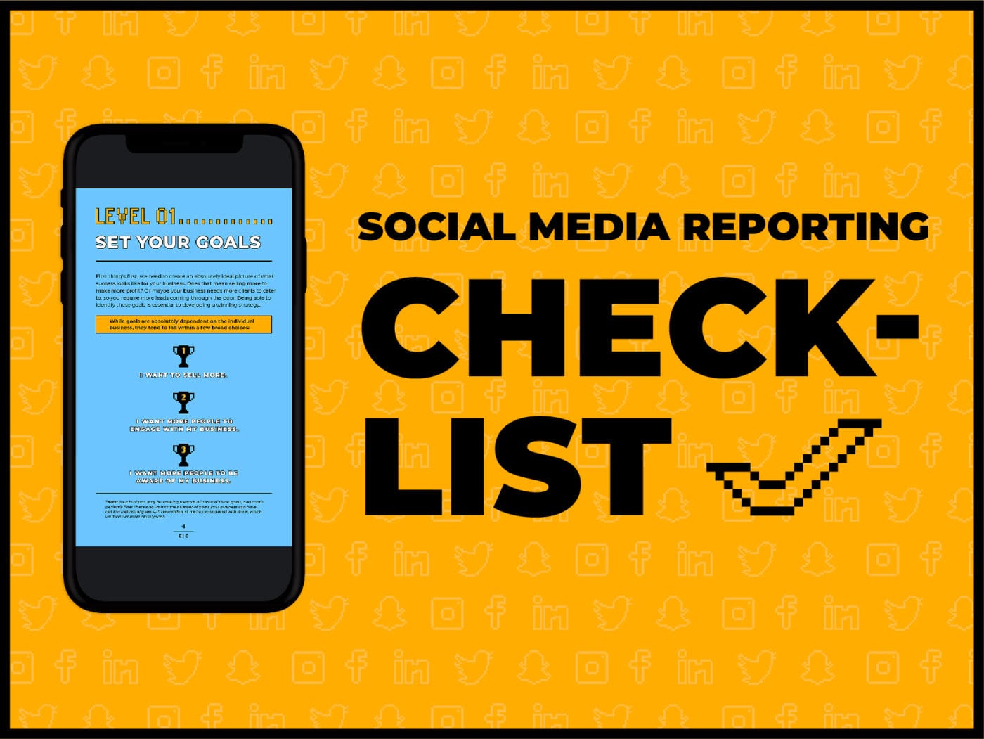 Socail Media Reporting Checklist Resource Page Image