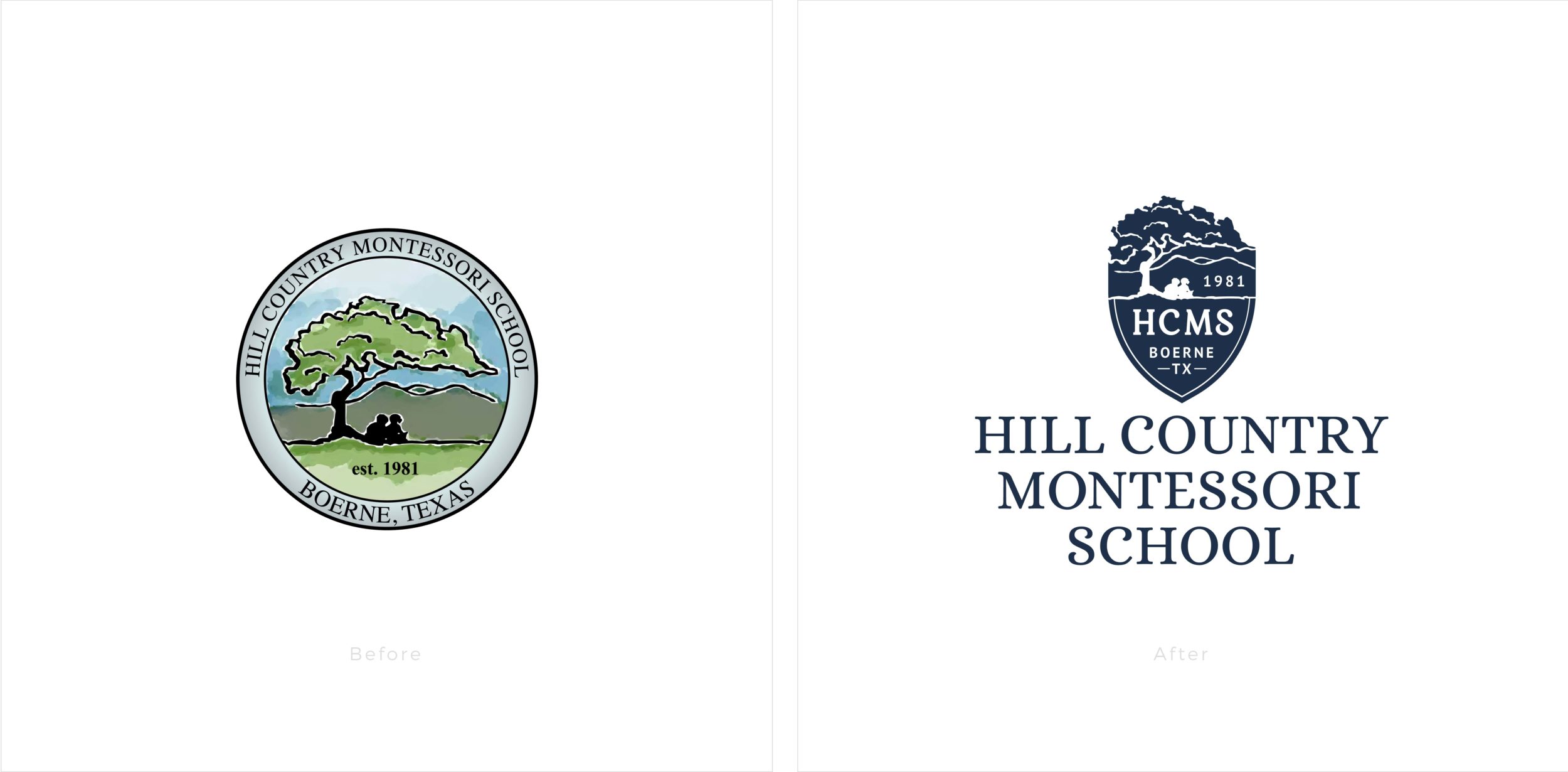HCMS old logo vs new logo