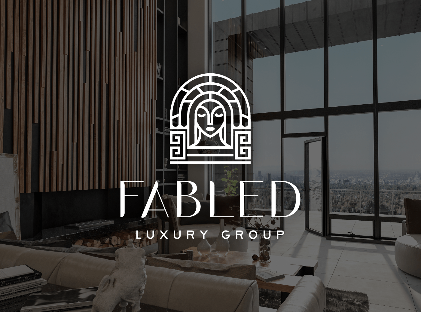 Fabled Luxury Group Logo on Luxury House example