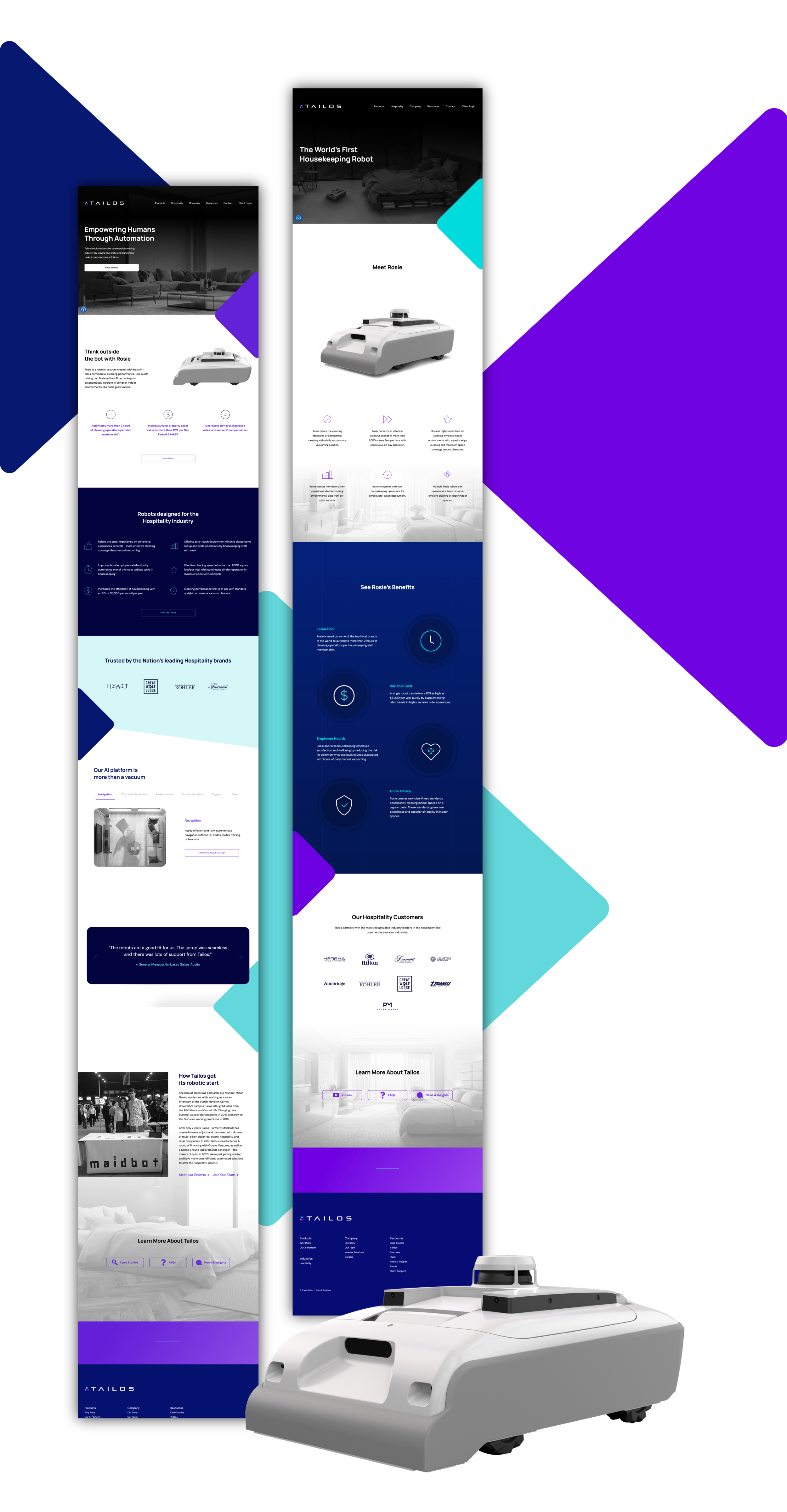 Tailos robotics brand by Envision Creative