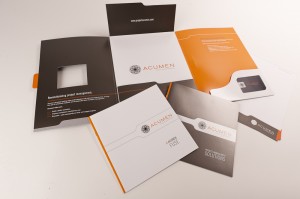 Brochure and Collateral Design for Acumen