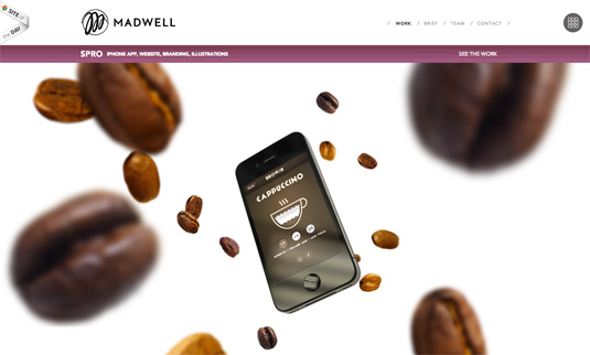 Parallax scrolling website redesign - madwell